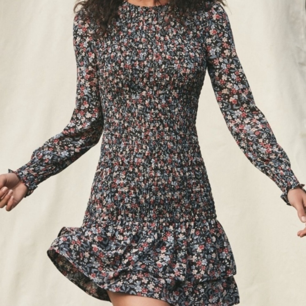 Dynamite Smocked Dress - Picture 2 of 4